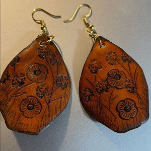Handcrafted Leather Earrings